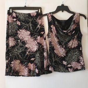 BCBG MaxAzaria 2 piece summer outfit